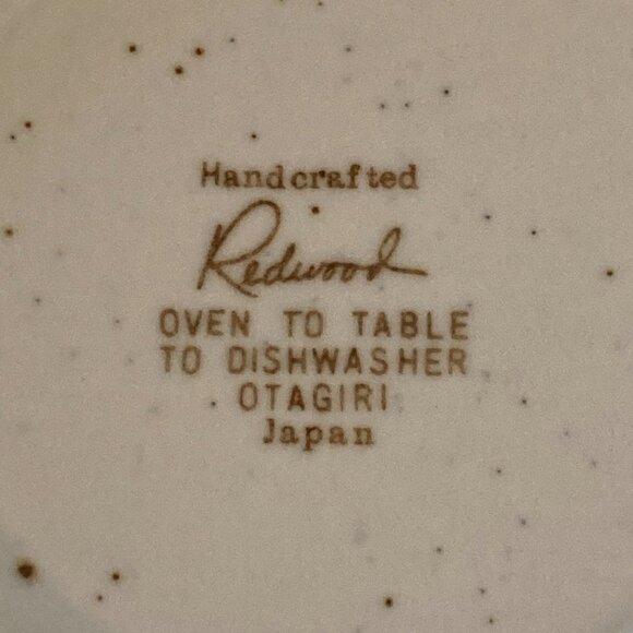 Vintage Otagiri Redwood Lot of (4) 6” Coupe Cereal Bowls Stoneware Japan - Picture 4 of 7